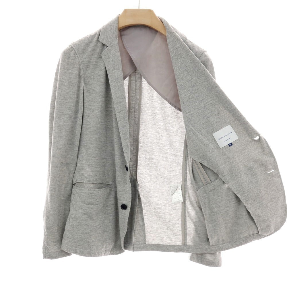 【中古】ナノユニバース nano universe ポリエステルレーヨン 2B カジュアルジャケット グレー【サイズS】【 状態ランクC 】【 メンズ 】