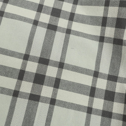 【中古】ダブルアールエル RRL DOUBLE RL コットン チェック レギュラーカラー ウエスタンシャツ グレーxベージュ【 1 】【 状態ランクC 】【 メンズ 】