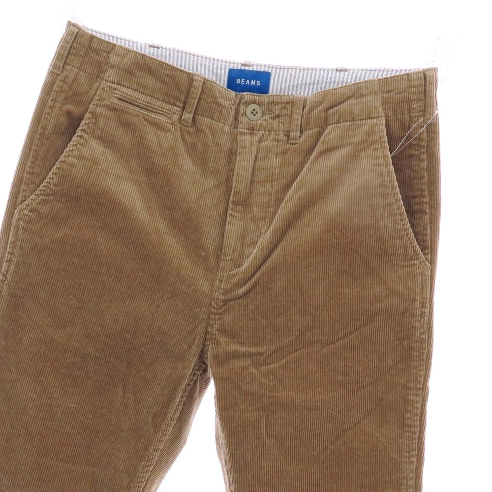 【中古】ビームス BEAMS ストレッチコットン コーデュロイパンツ ブラウン【サイズS】【 状態ランクB 】【 メンズ 】[CPD]