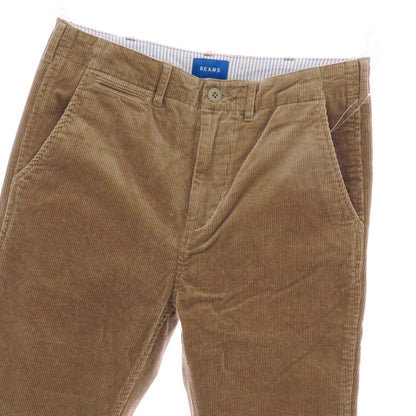 【中古】ビームス BEAMS ストレッチコットン コーデュロイパンツ ブラウン【 S 】【 状態ランクB 】【 メンズ 】