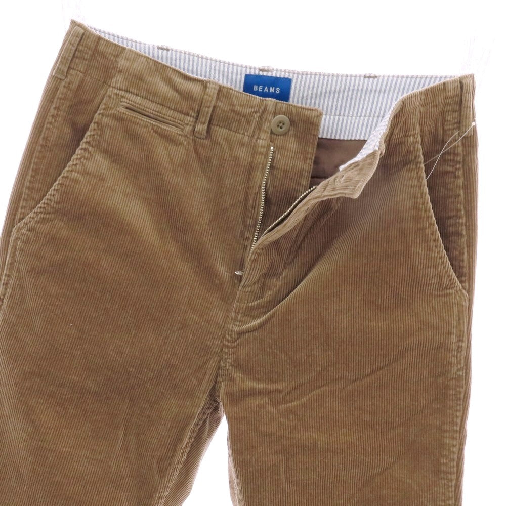 【中古】ビームス BEAMS ストレッチコットン コーデュロイパンツ ブラウン【サイズS】【 状態ランクB 】【 メンズ 】[CPD]
