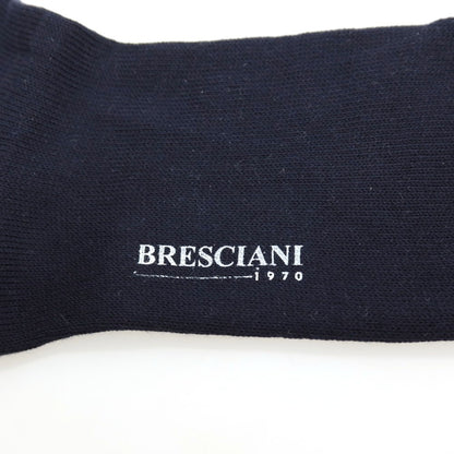【中古】【未使用】ブレッシアーニ BRESCIANI コットンウール ソックス 靴下 ネイビーxブルー【サイズ10.5】【 状態ランクS 】【 メンズ 】