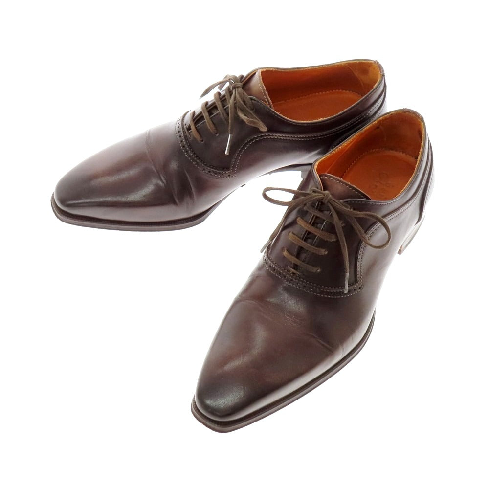 【中古】ロブス LOBBS プレーントゥ ドレスシューズ ダークブラウン【 40 】【 状態ランクB 】【 メンズ 】