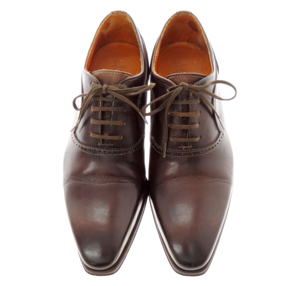 【中古】ロブス LOBBS プレーントゥ ドレスシューズ ダークブラウン【 40 】【 状態ランクB 】【 メンズ 】