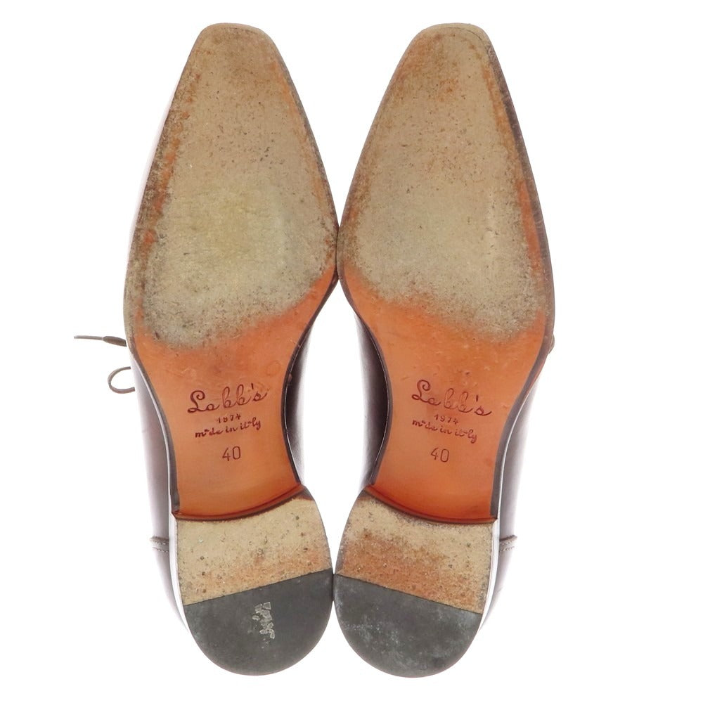 【中古】ロブス LOBBS プレーントゥ ドレスシューズ ダークブラウン【 40 】【 状態ランクB 】【 メンズ 】