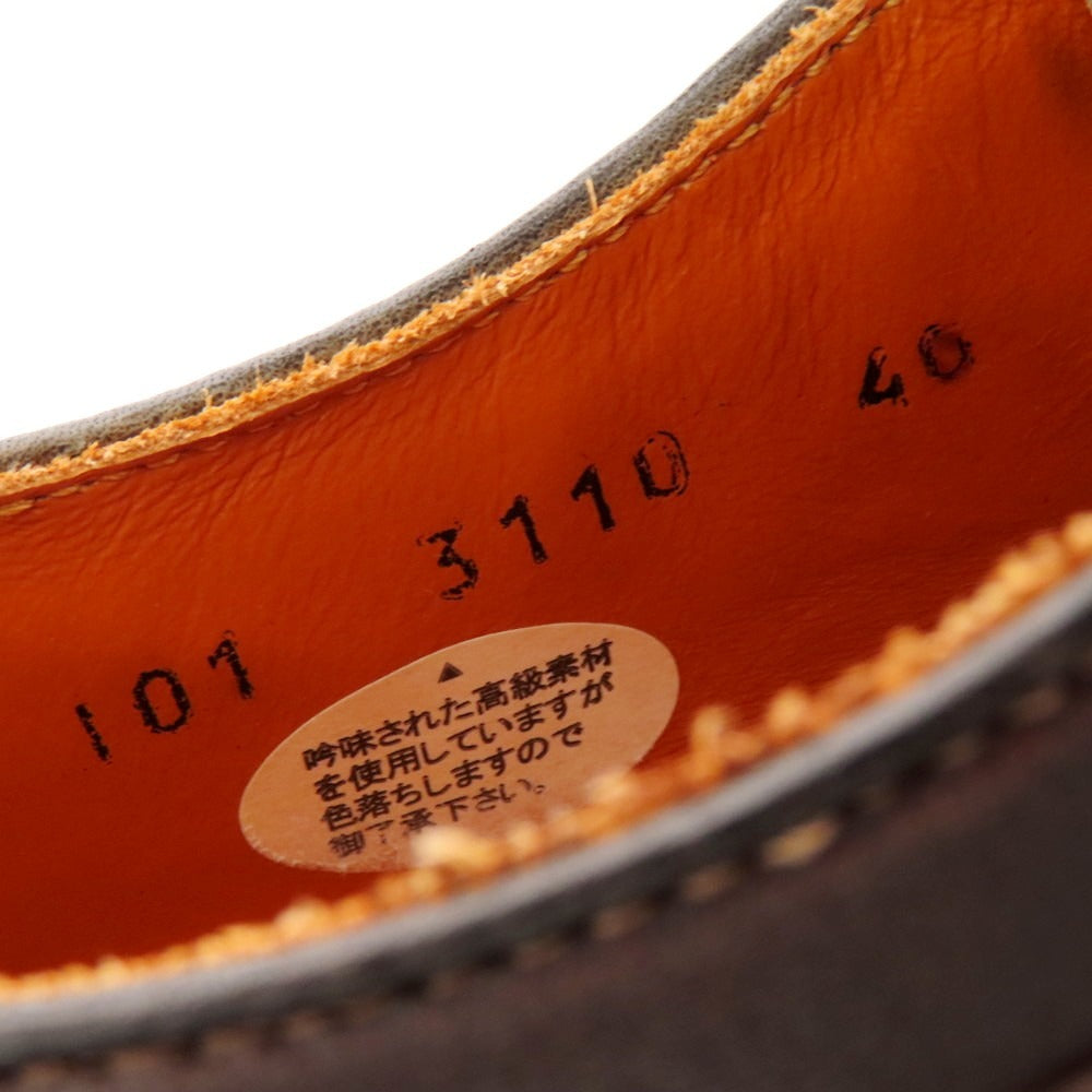 【中古】ロブス LOBBS プレーントゥ ドレスシューズ ダークブラウン【 40 】【 状態ランクB 】【 メンズ 】