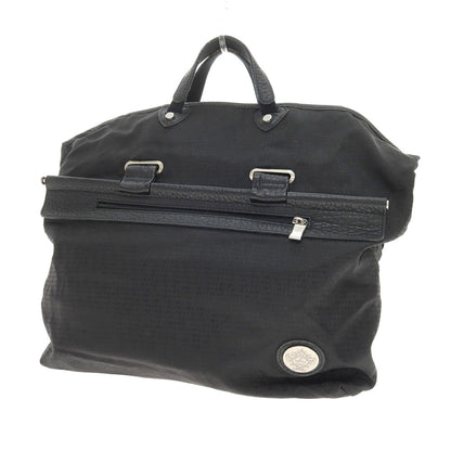 【SALE30%OFF/返品不可】【中古】オロビアンコ Orobianco ナイロン×レザー ジャカードロゴ トートバッグ ブラック【 状態ランクC 】【 メンズ 】