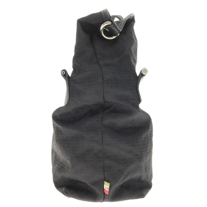 【SALE30%OFF/返品不可】【中古】オロビアンコ Orobianco ナイロン×レザー ジャカードロゴ トートバッグ ブラック【 状態ランクC 】【 メンズ 】