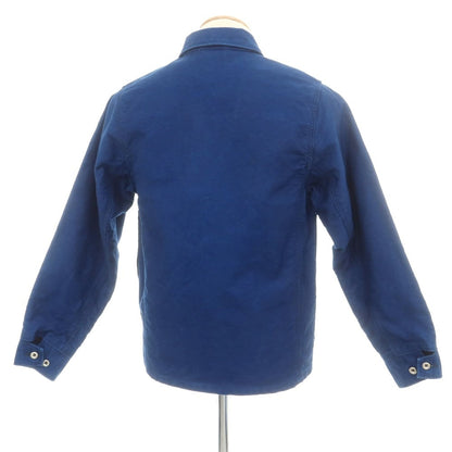 【中古】モモタロウ ジーンズ MOMOTARO JEANS コットン ワークジャケット ネイビー【 36 】【 状態ランクC 】【 メンズ 】