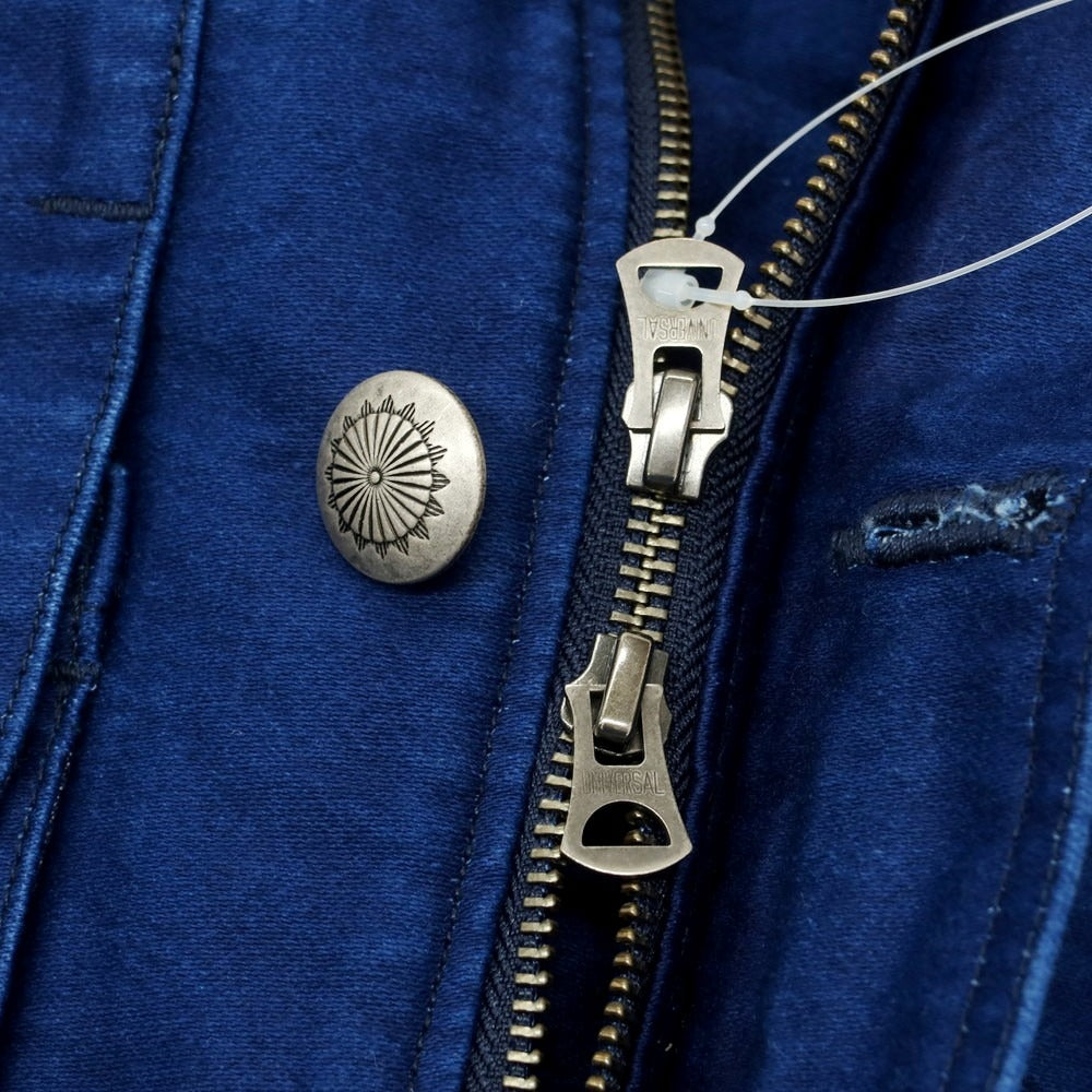 【中古】モモタロウ ジーンズ MOMOTARO JEANS コットン ワークジャケット ネイビー【サイズ36】【 状態ランクC 】【 メンズ 】 [APD]