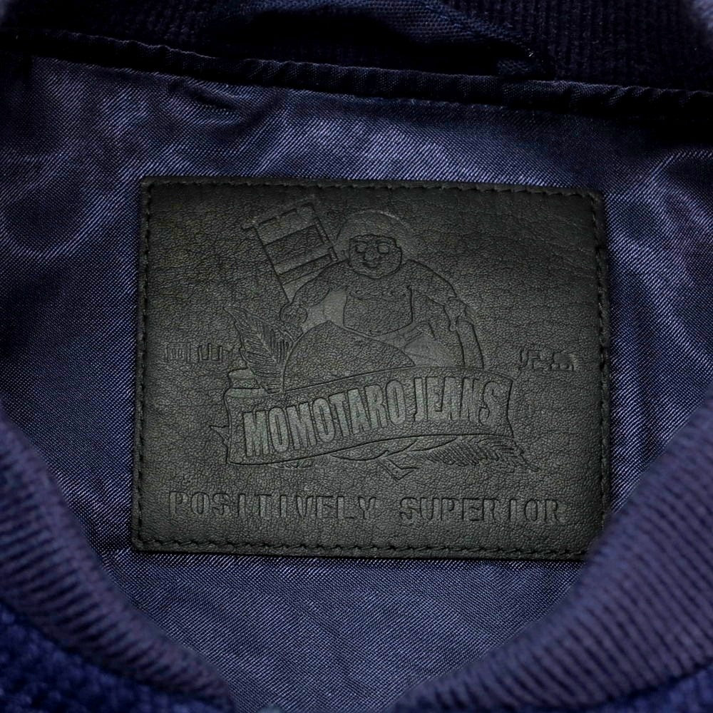 【中古】モモタロウ ジーンズ MOMOTARO JEANS ナイロン スイングトップ ネイビー【 S 】【 状態ランクB 】【 メンズ 】