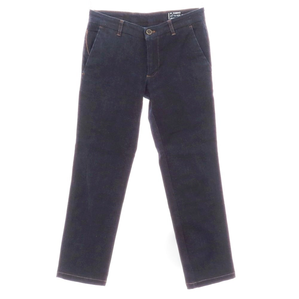 【中古】ピーティートリノ デニム PT TORINO DENIM HOUSE ストレッチ コットンポリエステル デニムパンツ ジーンズ ネイビー【サイズ28】【 状態ランクA 】【 メンズ 】[CPD]