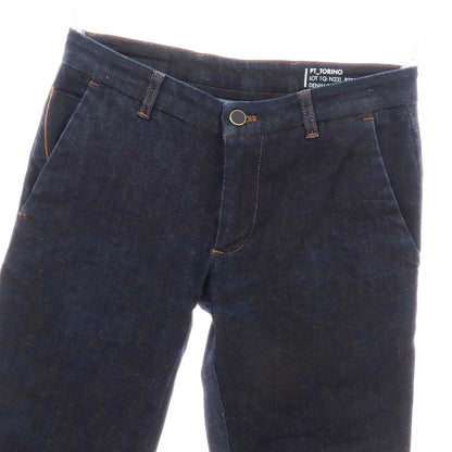 【中古】ピーティートリノ デニム PT TORINO DENIM HOUSE ストレッチ コットンポリエステル デニムパンツ ジーンズ ネイビー【 28 】【 状態ランクA 】【 メンズ 】