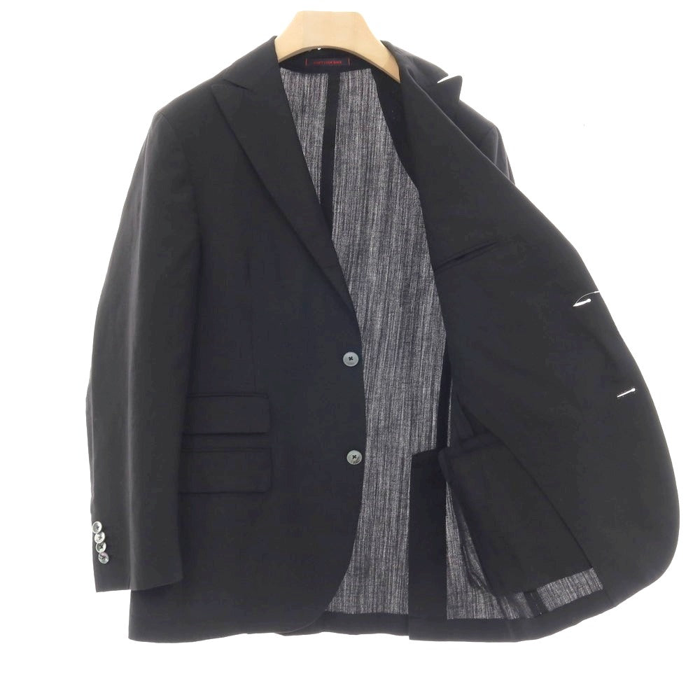 【中古】ザ ジジ THE GIGI ウールリネン 2つボタンスーツ ブラック【サイズ50】【 状態ランクB 】【 メンズ 】