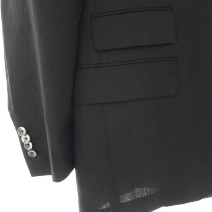 【中古】ザ ジジ THE GIGI ウールリネン 2つボタンスーツ ブラック【サイズ50】【 状態ランクB 】【 メンズ 】