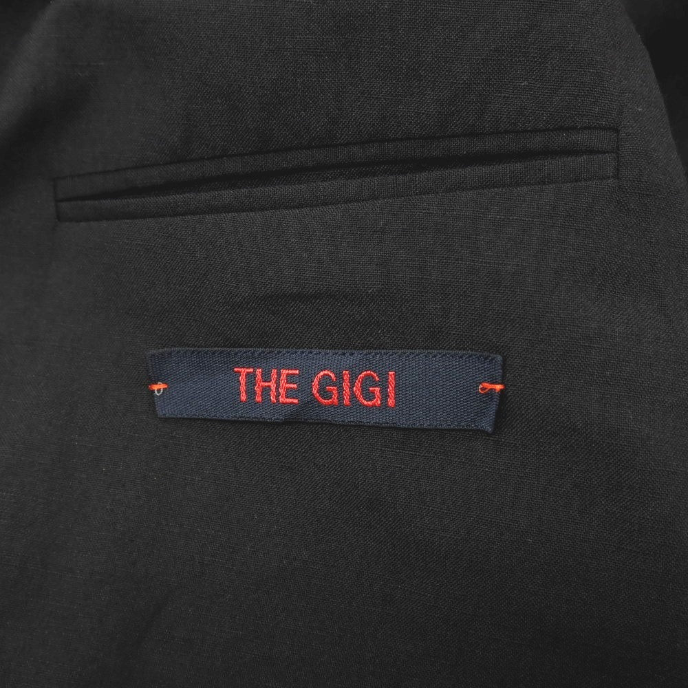 【中古】ザ ジジ THE GIGI ウールリネン 2つボタンスーツ ブラック【サイズ50】【 状態ランクB 】【 メンズ 】
