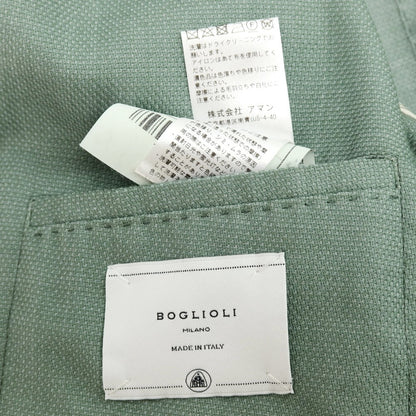 【中古】ボリオリ BOGLIOLI K.JACKET ウールポリエステル 2B テーラードジャケット グリーン【サイズ50】【 状態ランクC 】【 メンズ 】