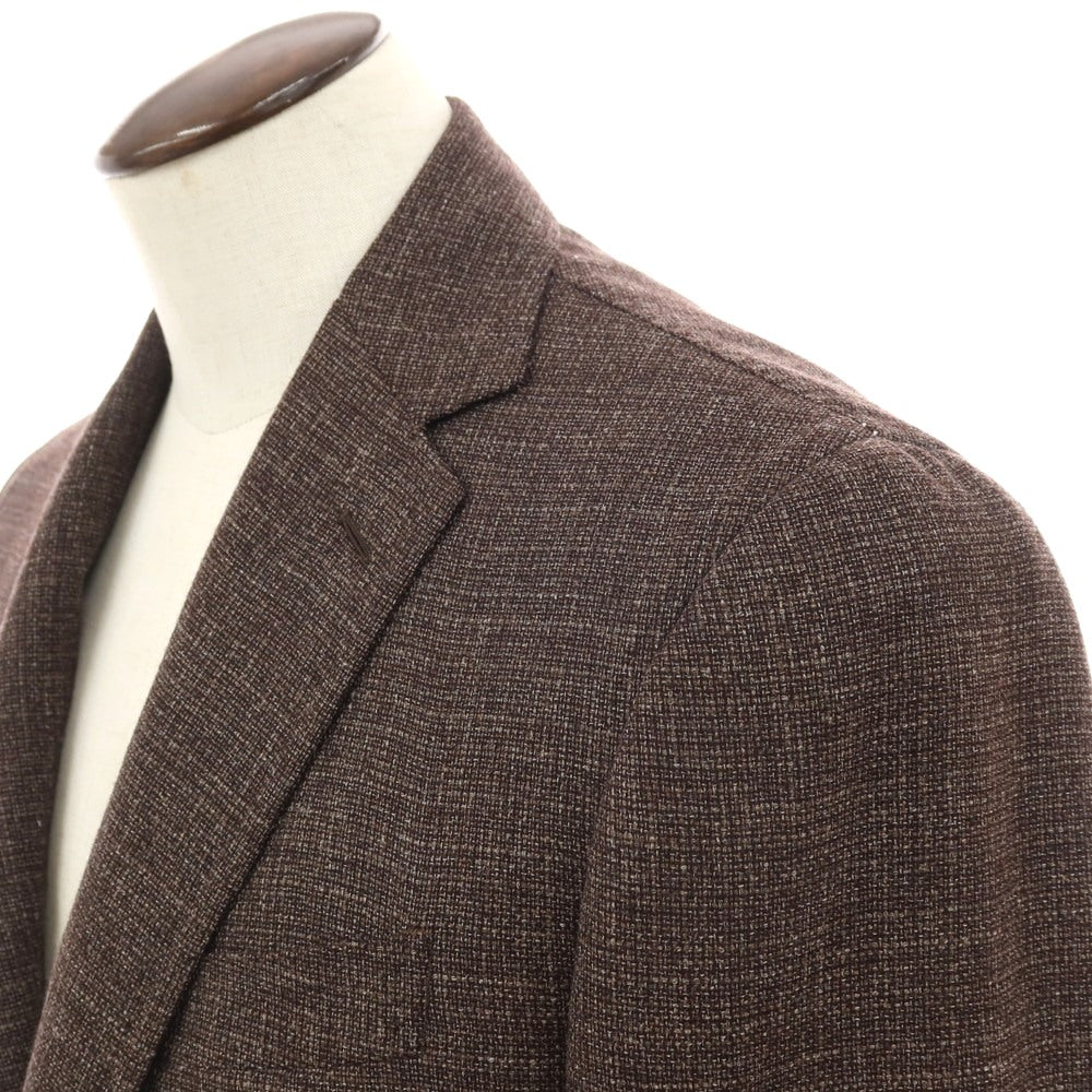 【中古】スティレ ラティーノ STILE LATINO ウール 3B テーラードジャケット ブラウン【サイズ50】【 状態ランクC 】【 メンズ 】
