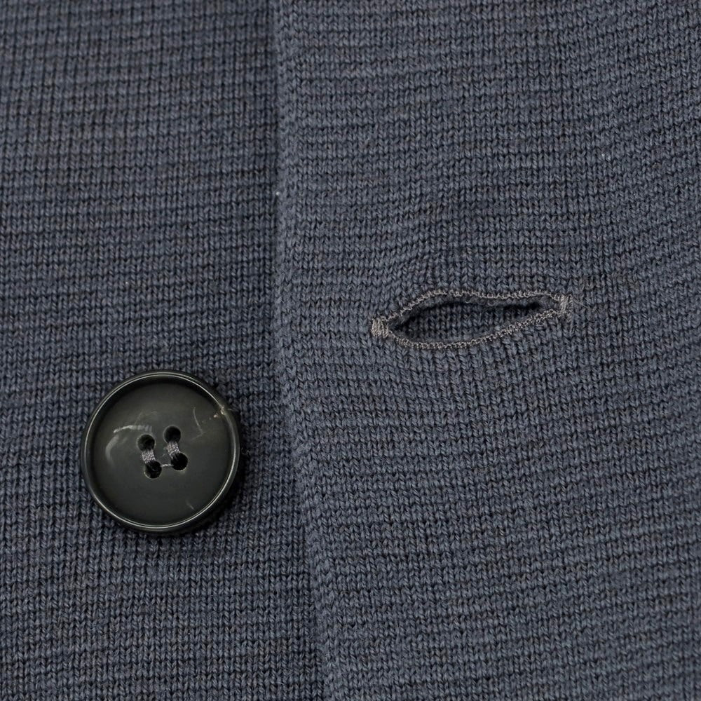 【中古】フィリッポ デ ローレンティス FILIPPO DE LAURENTIIS ウール ダブル6B ニットジャケット グレー【 50 】【 状態ランクB 】【 メンズ 】