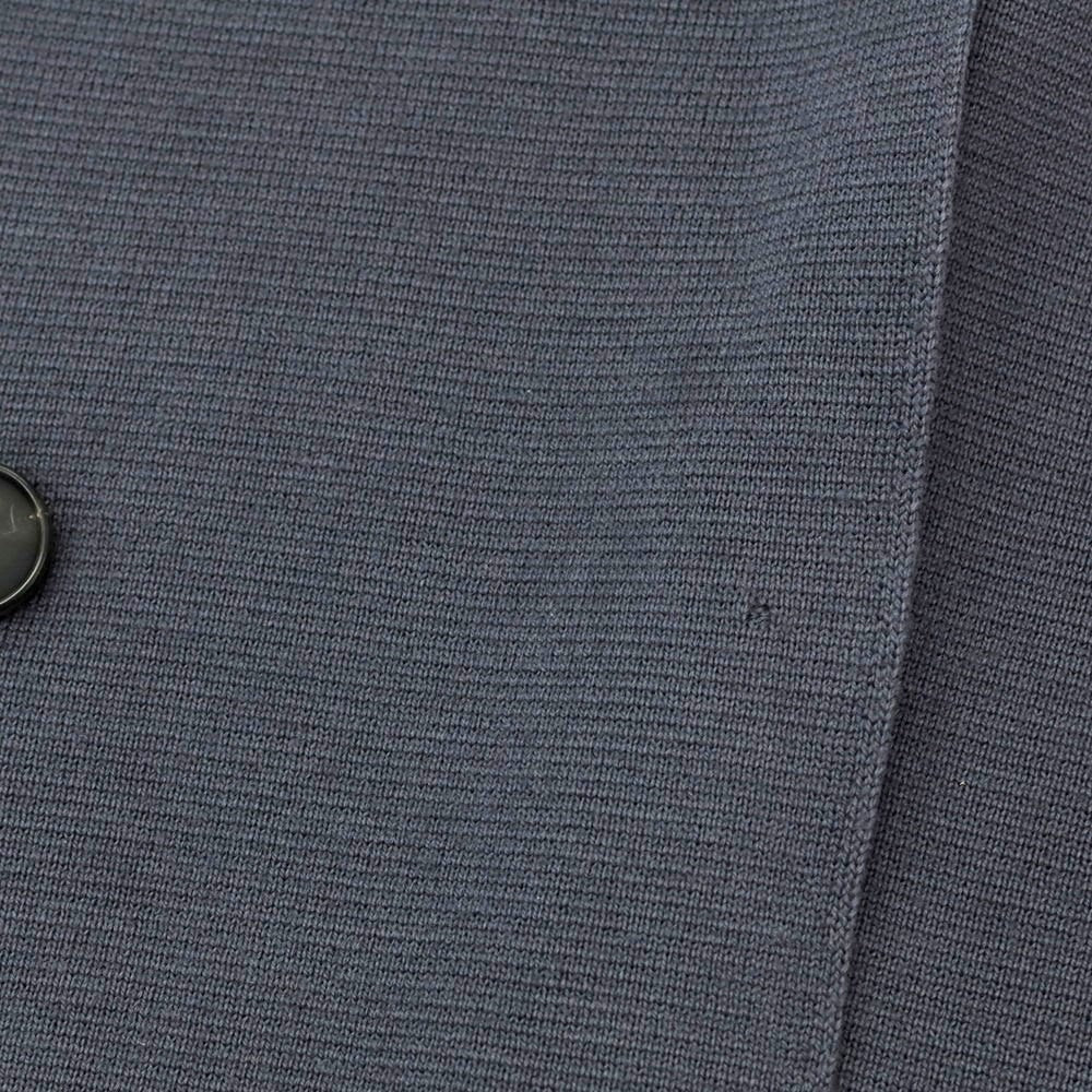 【中古】フィリッポ デ ローレンティス FILIPPO DE LAURENTIIS ウール ダブル6B ニットジャケット グレー【 50 】【 状態ランクB 】【 メンズ 】