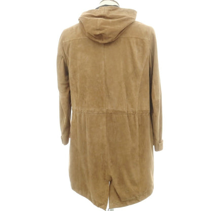 【中古】エンメティ EMMETI ゴートスエード モッズコート ブラウン【 50 】【 状態ランクB 】【 メンズ 】