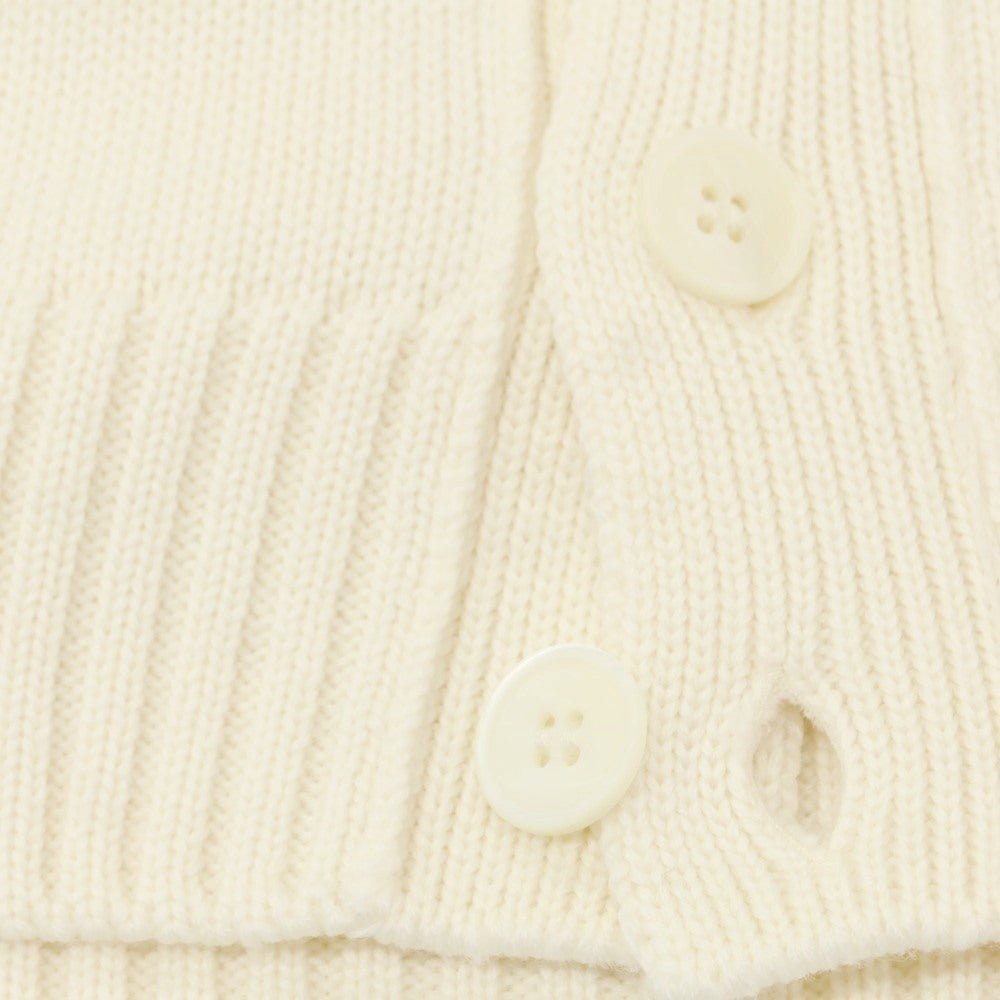 【中古】ザノーネ ZANONE CHIOTO キョート ミドルゲージ ウール スタンドカラー カーディガン アイボリー【 50 】【 状態ランクB 】【 メンズ 】