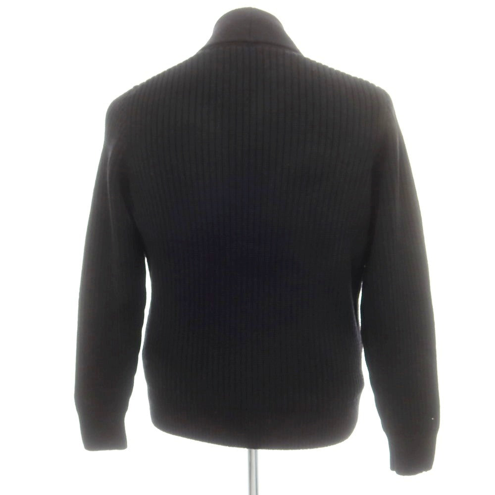 【中古】マック ジョージ Mc George ウールカシミヤ ショールカラー カーディガン ブラック【 42 】【 状態ランクB 】【 メンズ 】