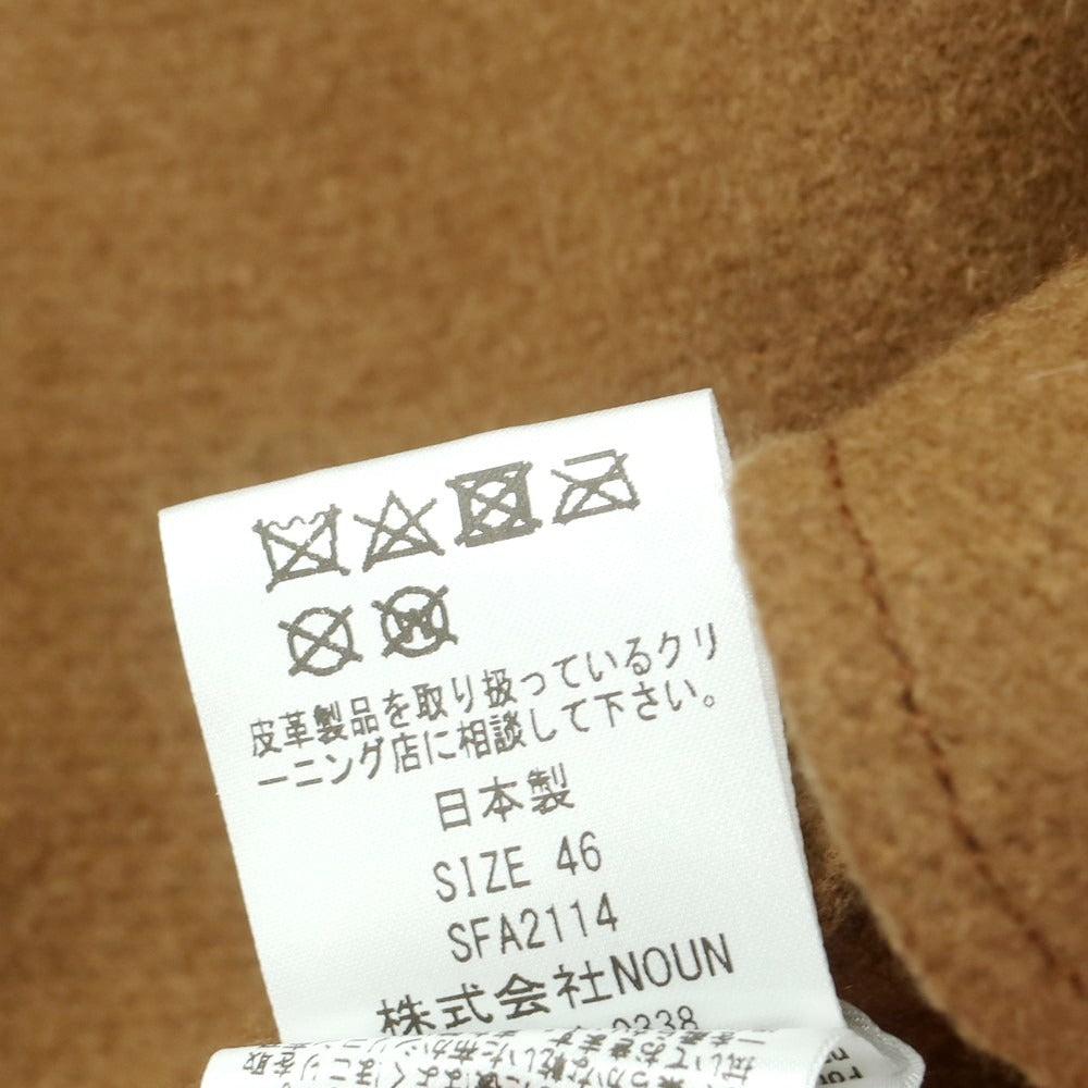 【中古】ザステノ The steno ウールカシミヤ チェスターフィールドコート ブラウン【サイズ46】【 状態ランクA 】【 メンズ 】[CPD]