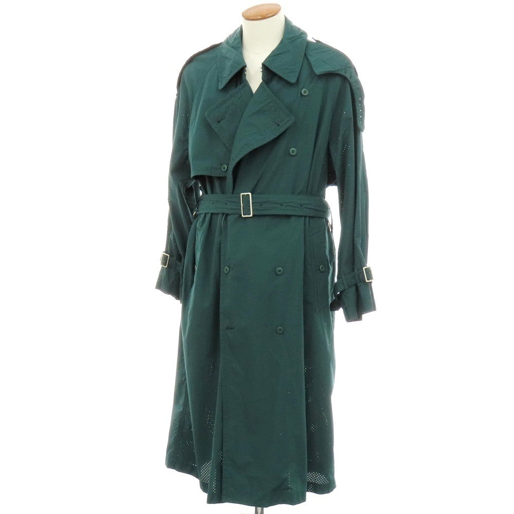 【中古】タクタク tac:tac コットンポリエステル パンチング トレンチコート グリーン【 M 】【 状態ランクB 】【 メンズ 】