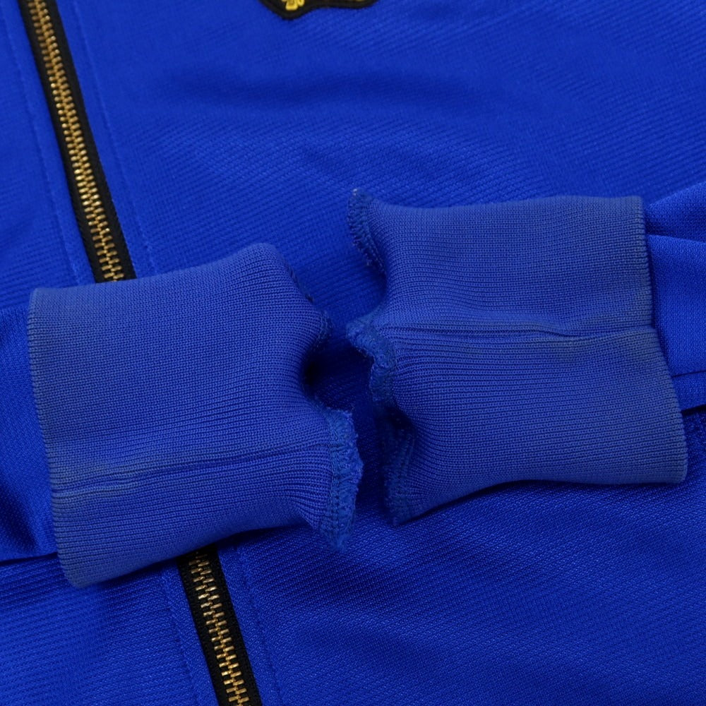 【中古】ドレスキャンプ DRESSCAMP × champion スタンドカラー ダブルジップ ジャージ ブルー【 46 】【 状態ランクC 】【 メンズ 】