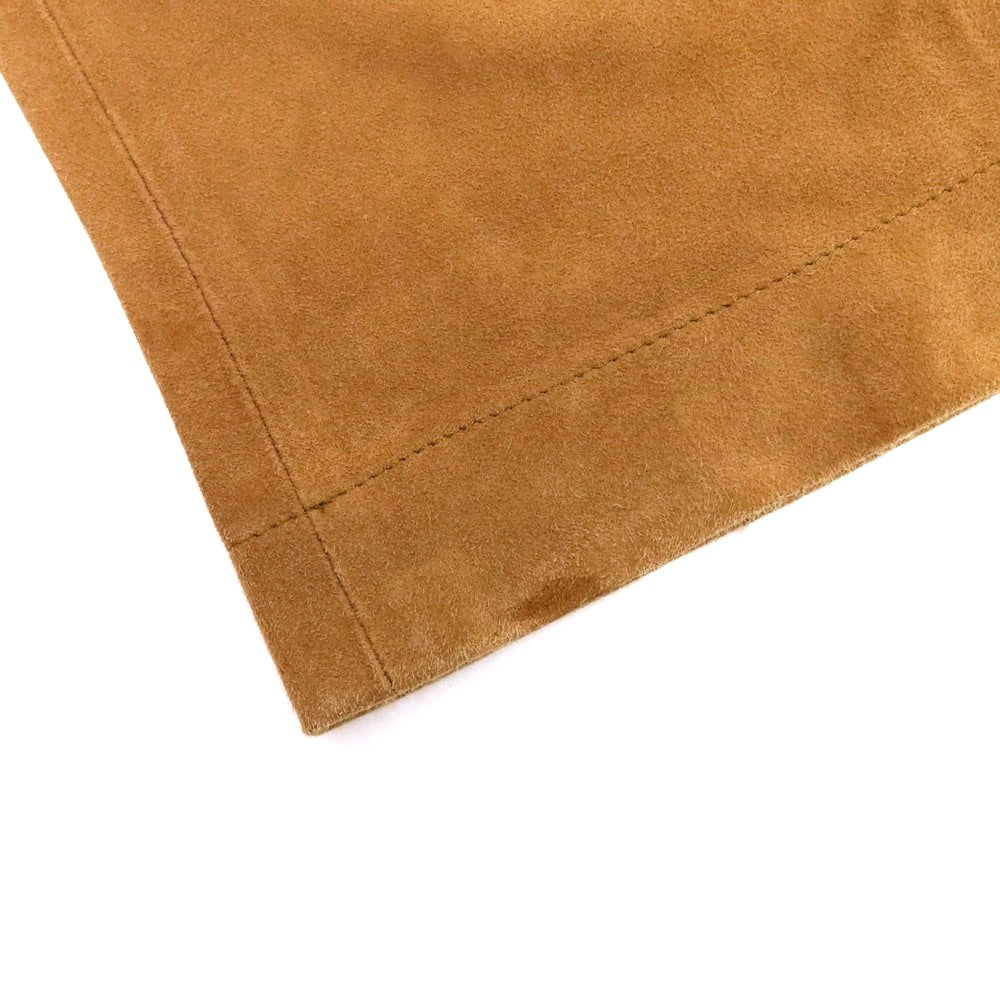 【中古】アール ヴィ エル rvl ゴートスエード レザー イージーパンツ ブラウン【 Ｍ 】【 状態ランクC 】【 メンズ 】