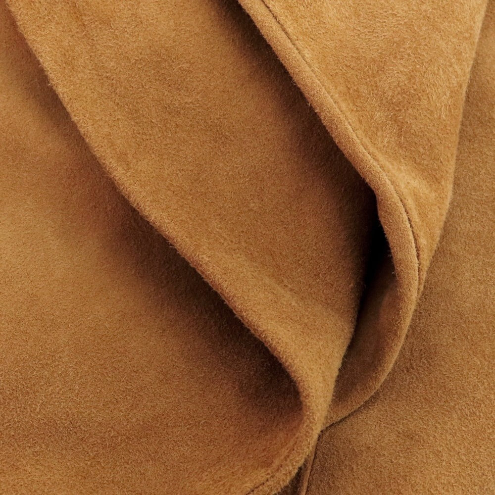 【中古】アール ヴィ エル rvl ゴートスエード レザー イージーパンツ ブラウン【 Ｍ 】【 状態ランクC 】【 メンズ 】