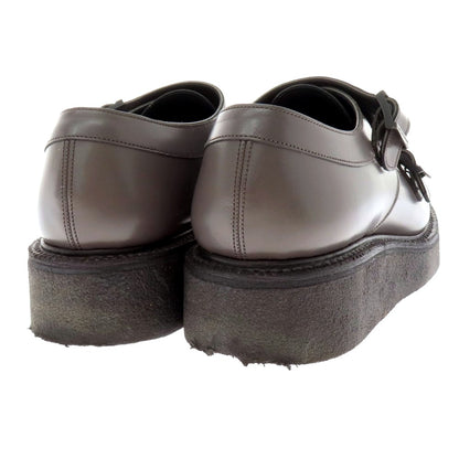 【中古】フットザコーチャー foot the coacher ダブルモンク ラバーソールシューズ グレー【 25E 】【 状態ランクB 】【 メンズ 】