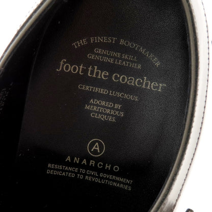 【中古】フットザコーチャー foot the coacher ダブルモンク ラバーソールシューズ グレー【 25E 】【 状態ランクB 】【 メンズ 】