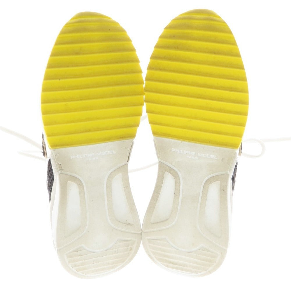 【中古】フィリップモデル PHILIPPE MODEL スニーカー ホワイトxグリーン【 40 】【 状態ランクB 】【 メンズ 】