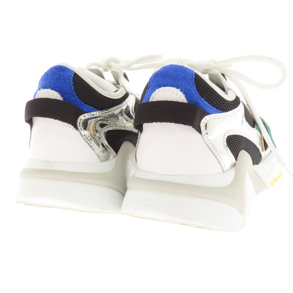 【中古】フィリップモデル PHILIPPE MODEL スニーカー ホワイトxグリーン【 40 】【 状態ランクB 】【 メンズ 】