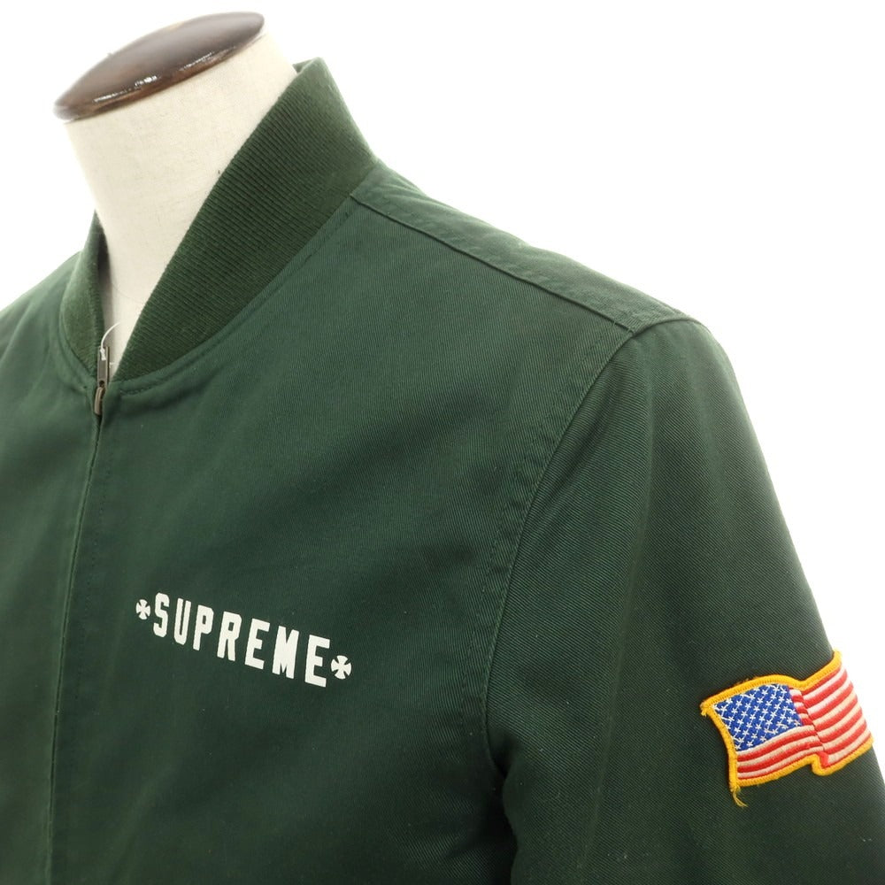 【中古】シュプリーム Supreme × Independent Truck Company 2012年秋冬 Independent Jacket 中綿ブルゾン グリーン【 L 】【 状態ランクC 】【 メンズ 】