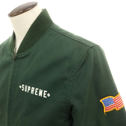 【中古】シュプリーム Supreme × Independent Truck Company 2012年秋冬 Independent Jacket 中綿ブルゾン グリーン【 L 】【 状態ランクC 】【 メンズ 】