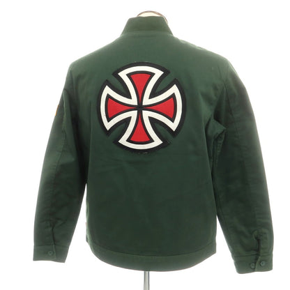 【中古】シュプリーム Supreme × Independent Truck Company 2012年秋冬 Independent Jacket 中綿ブルゾン グリーン【 L 】【 状態ランクC 】【 メンズ 】