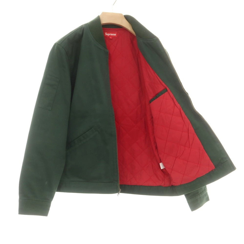 【中古】シュプリーム Supreme × Independent Truck Company 2012年秋冬 Independent Jacket 中綿ブルゾン グリーン【 L 】【 状態ランクC 】【 メンズ 】