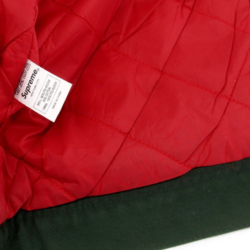 【中古】シュプリーム Supreme × Independent Truck Company 2012年秋冬 Independent Jacket 中綿ブルゾン グリーン【 L 】【 状態ランクC 】【 メンズ 】