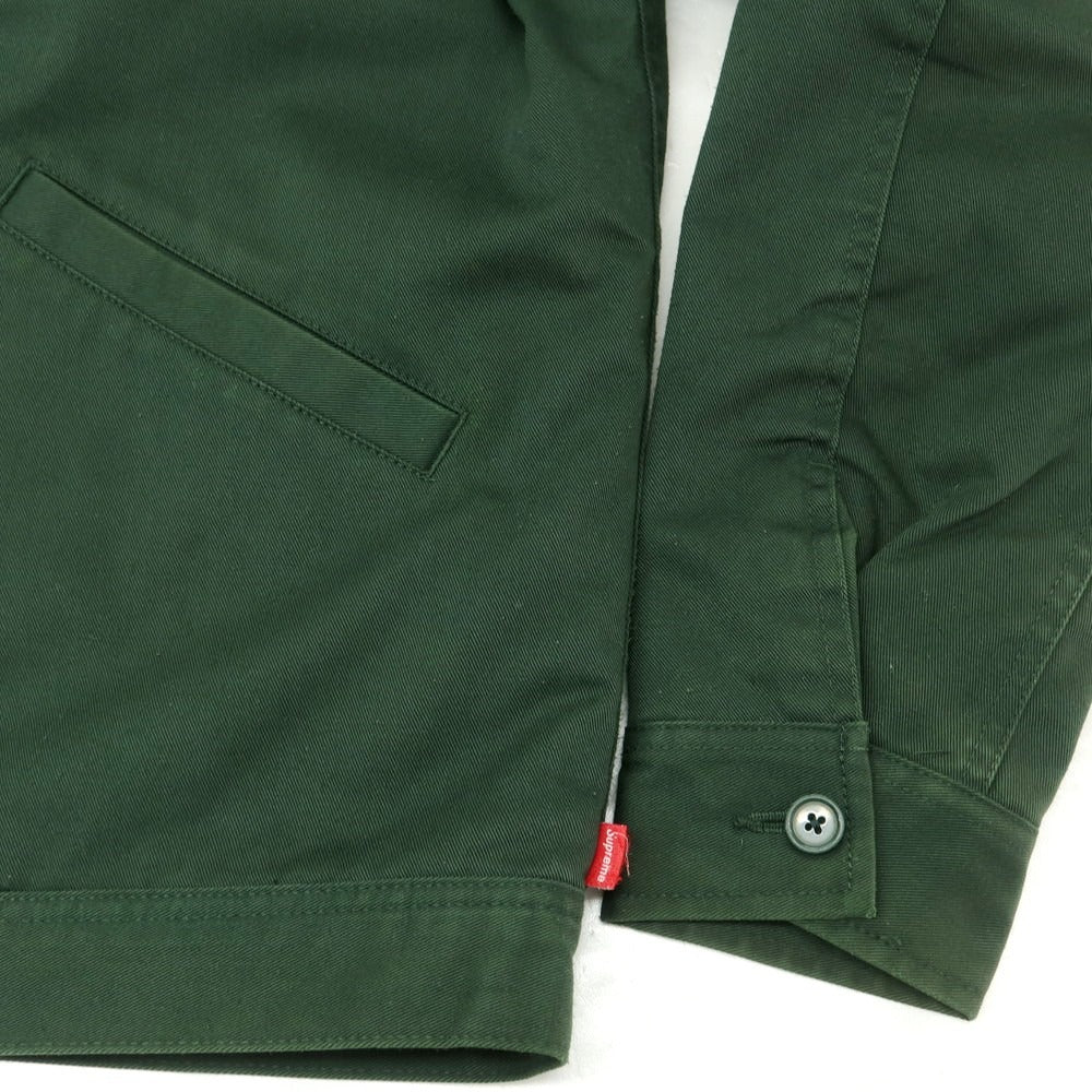 【中古】シュプリーム Supreme × Independent Truck Company 2012年秋冬 Independent Jacket 中綿ブルゾン グリーン【 L 】【 状態ランクC 】【 メンズ 】