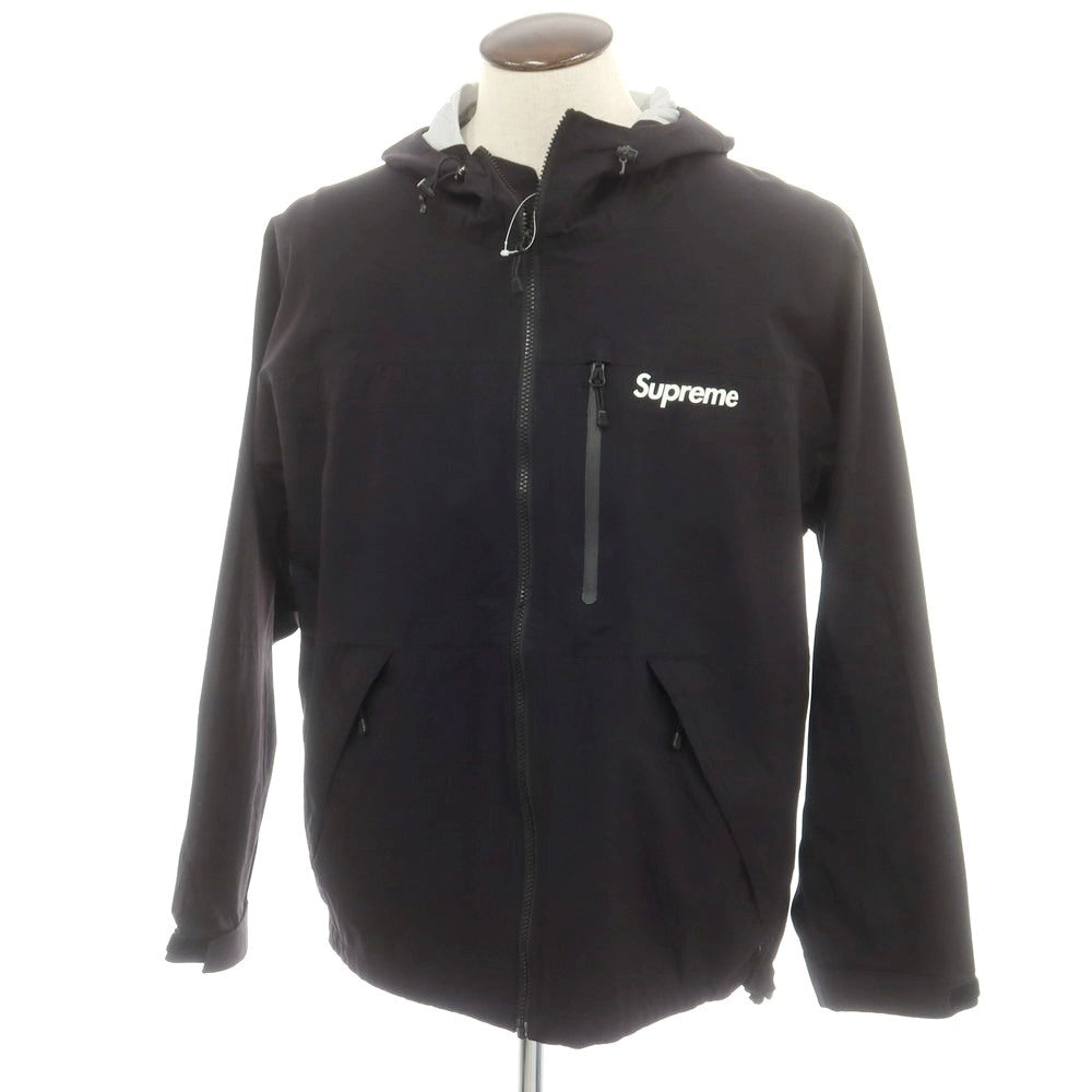 【中古】シュプリーム Supreme 2017年春夏 Taped Seam Jacket ナイロン マウンテンパーカー ブラック【 L 】【 状態ランクD 】【 メンズ 】