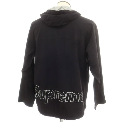 【中古】シュプリーム Supreme 2017年春夏 Taped Seam Jacket ナイロン マウンテンパーカー ブラック【 L 】【 状態ランクD 】【 メンズ 】