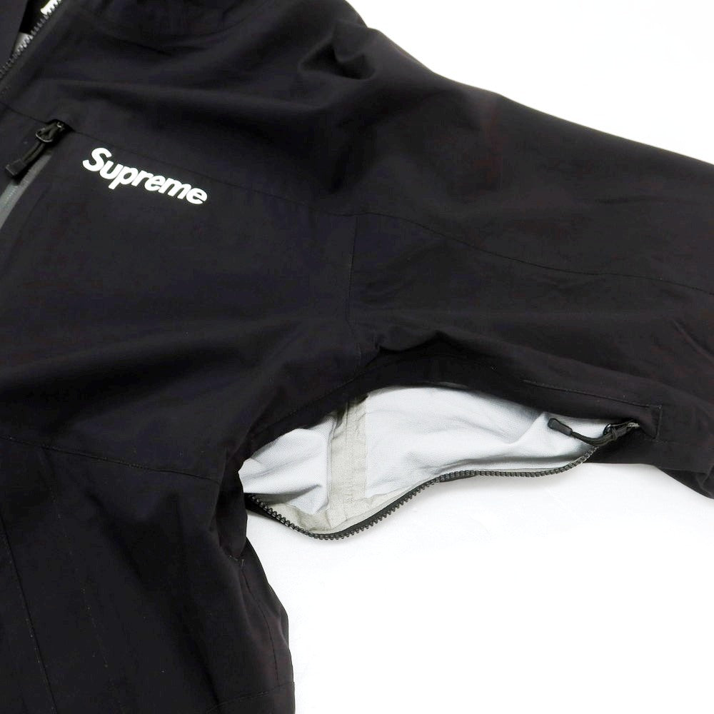 【中古】シュプリーム Supreme 2017年春夏 Taped Seam Jacket ナイロン マウンテンパーカー ブラック【 L 】【 状態ランクD 】【 メンズ 】