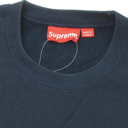【中古】シュプリーム Supreme 2015年秋冬 Arc Logo Crewneck コットン スウェット ネイビー【 L 】【 状態ランクD 】【 メンズ 】