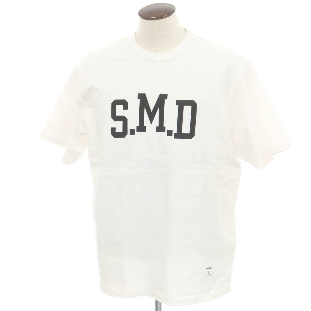 【中古】シュプリーム Supreme 2025年春夏 SMD S/S Top コットン 半袖Ｔシャツ ホワイト【サイズL】【 状態ランクA 】【 メンズ 】[DPD]