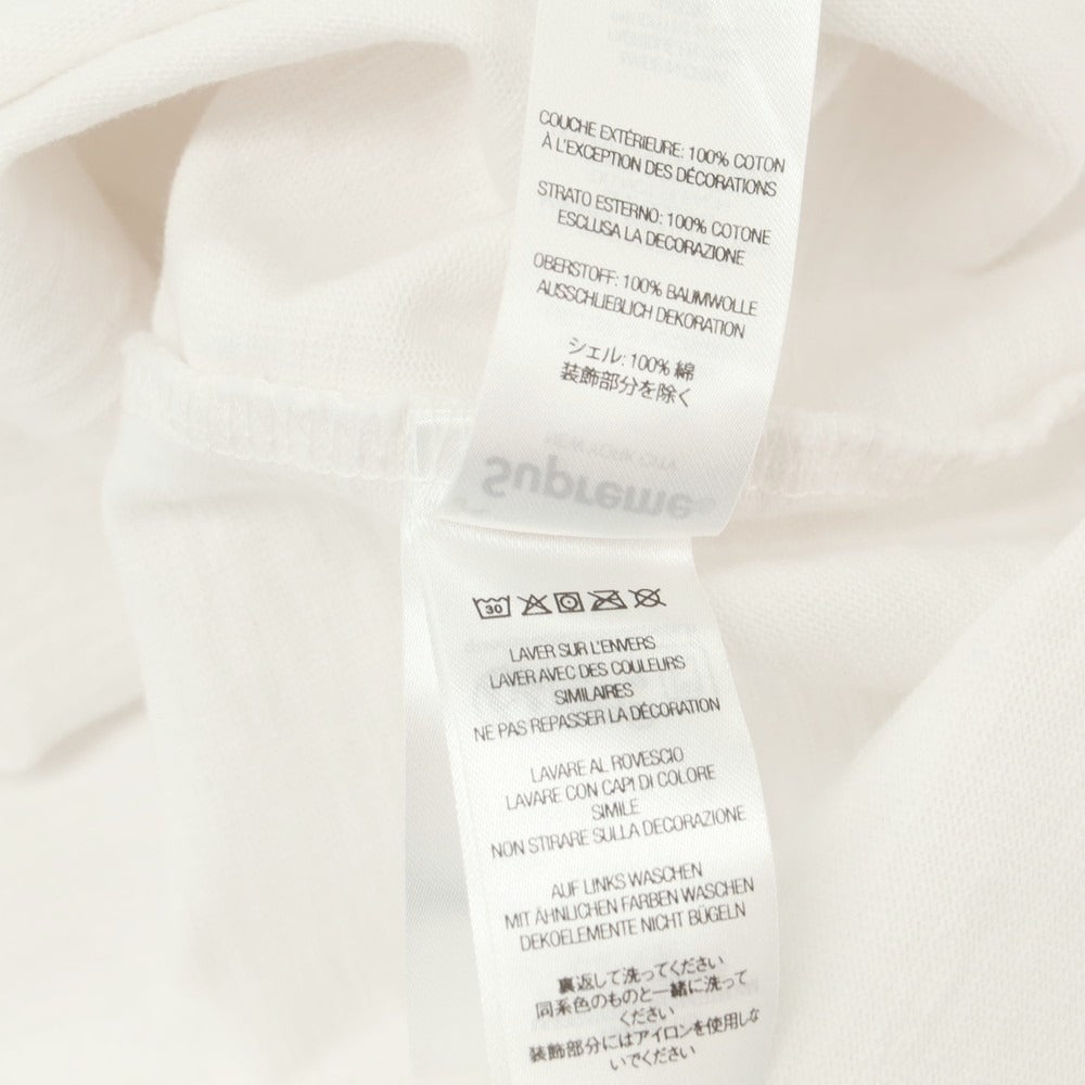 【中古】シュプリーム Supreme 2025年春夏 SMD S/S Top コットン 半袖Ｔシャツ ホワイト【サイズL】【 状態ランクA 】【 メンズ 】[DPD]