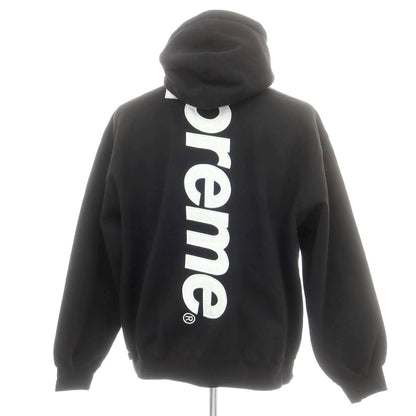 【中古】シュプリーム Supreme 2025年秋冬 Satin Applique Hooded Sweatshirt パーカー ブラック【 XL 】【 状態ランクA 】【 メンズ 】