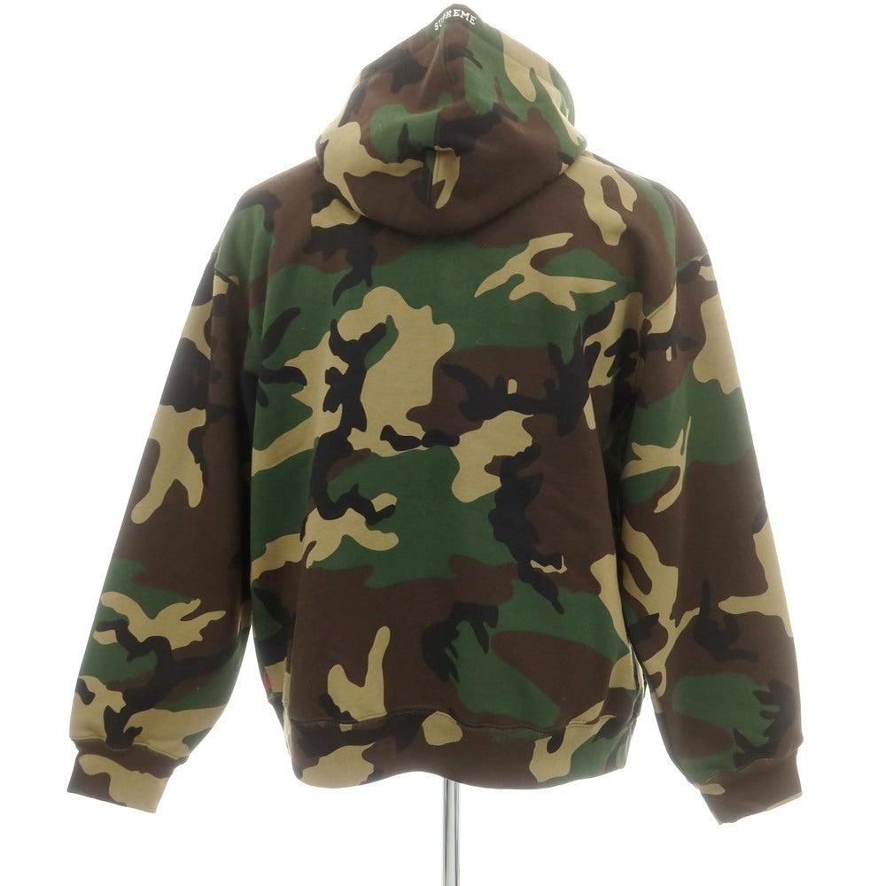 【中古】シュプリーム Supreme 2025年秋冬 S Logo Zip Up Hooded Sweatshirt パーカー オリーブxブラウン【 XL 】【 状態ランクA 】【 メンズ 】